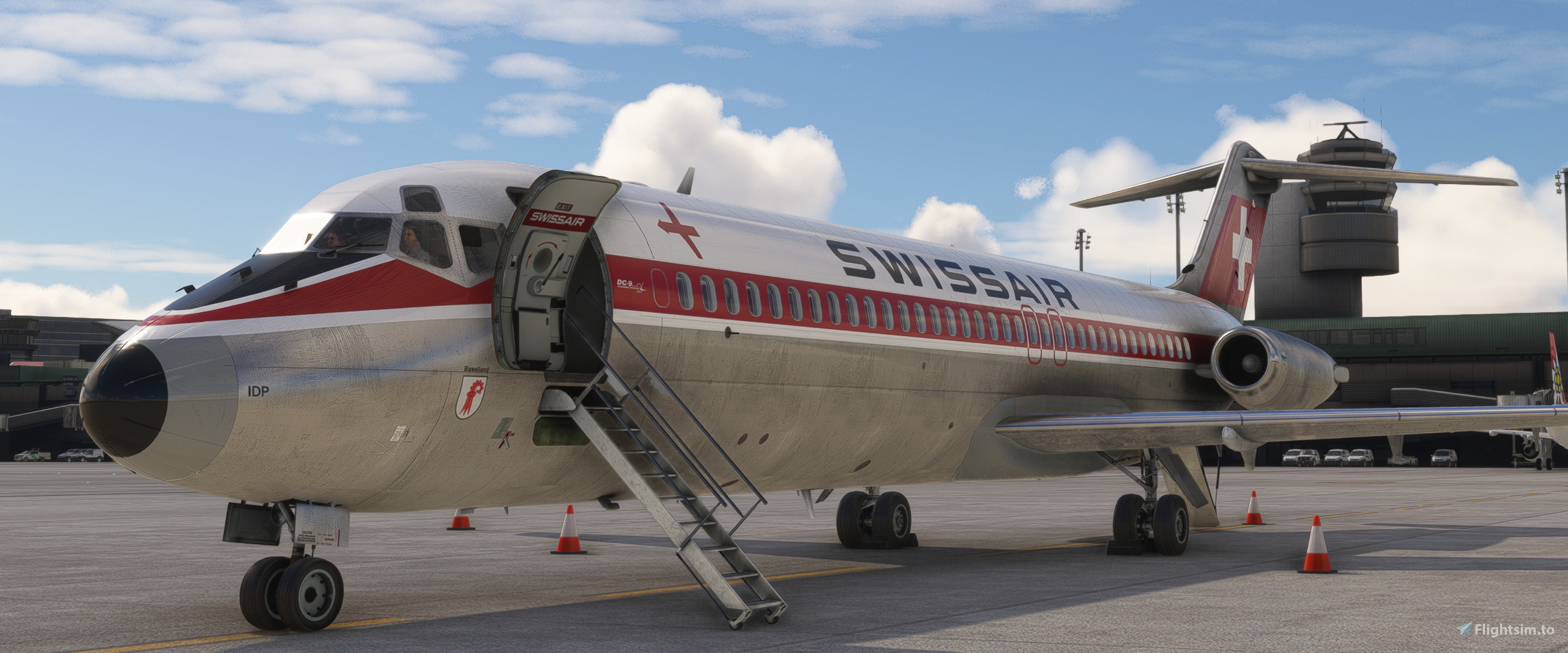 Swissair HB-IDP - SkySimulations DC9-30 w/cabin - Aircraft
