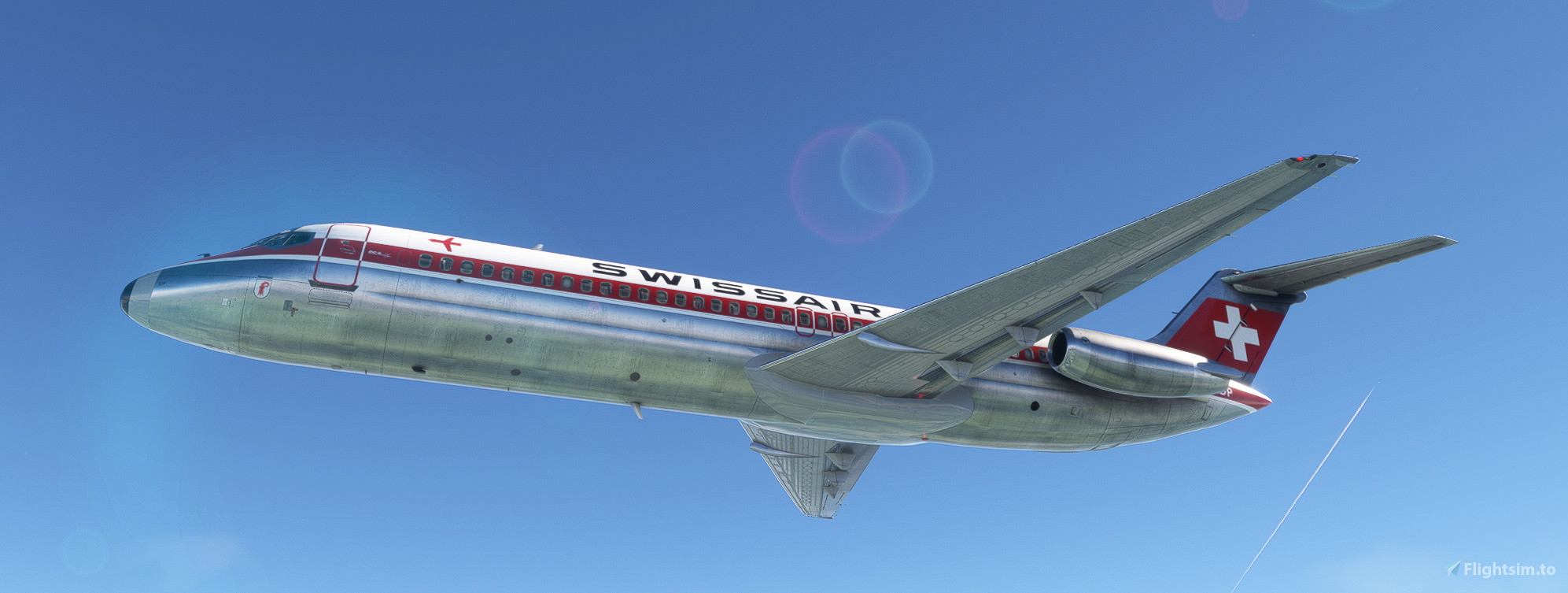 Swissair HB-IDP - SkySimulations DC9-30 w/cabin for Microsoft