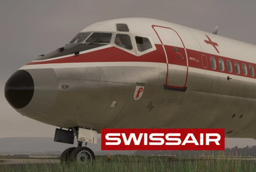 Swissair HB-IDP - SkySimulations DC9-30 w/cabin