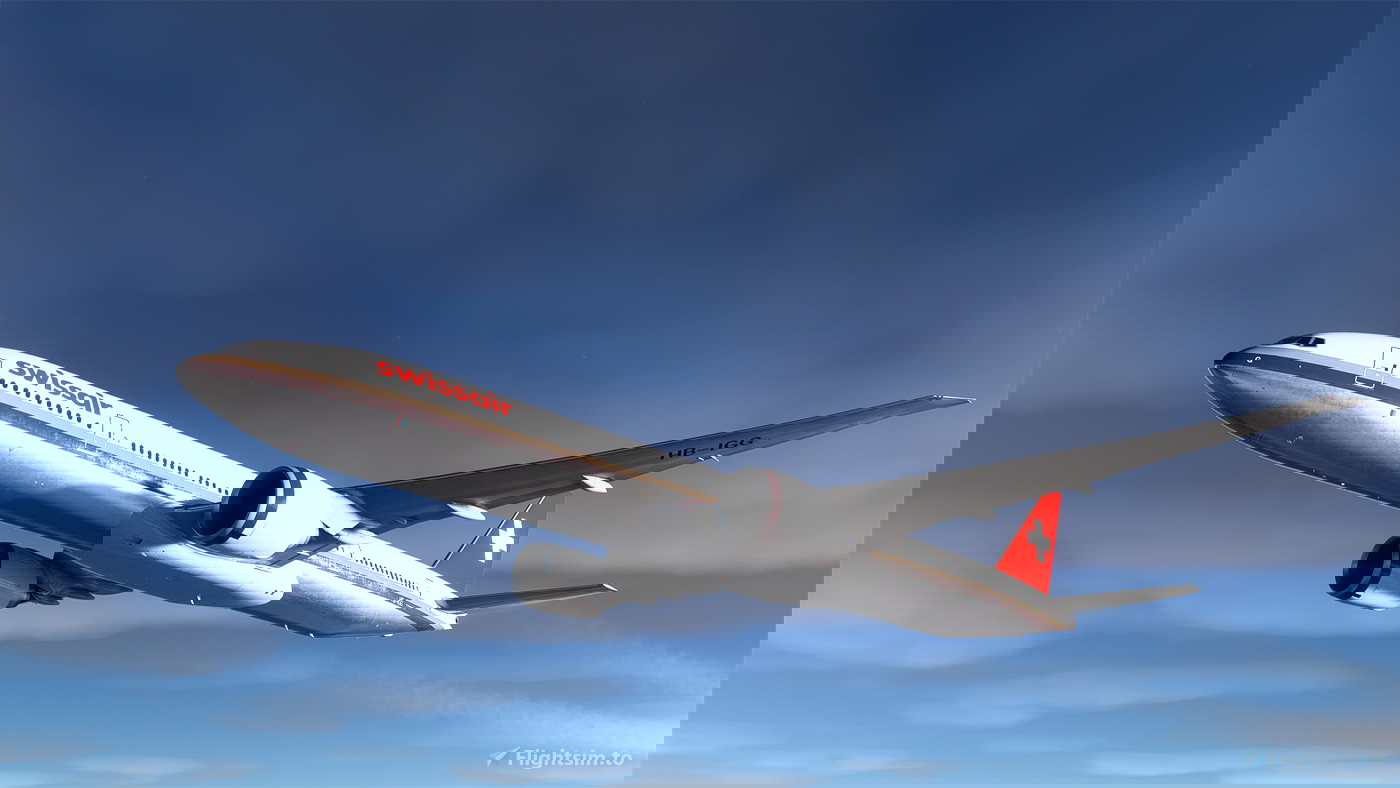 Swissair PMDG 777300ER for Microsoft Flight Simulator MSFS