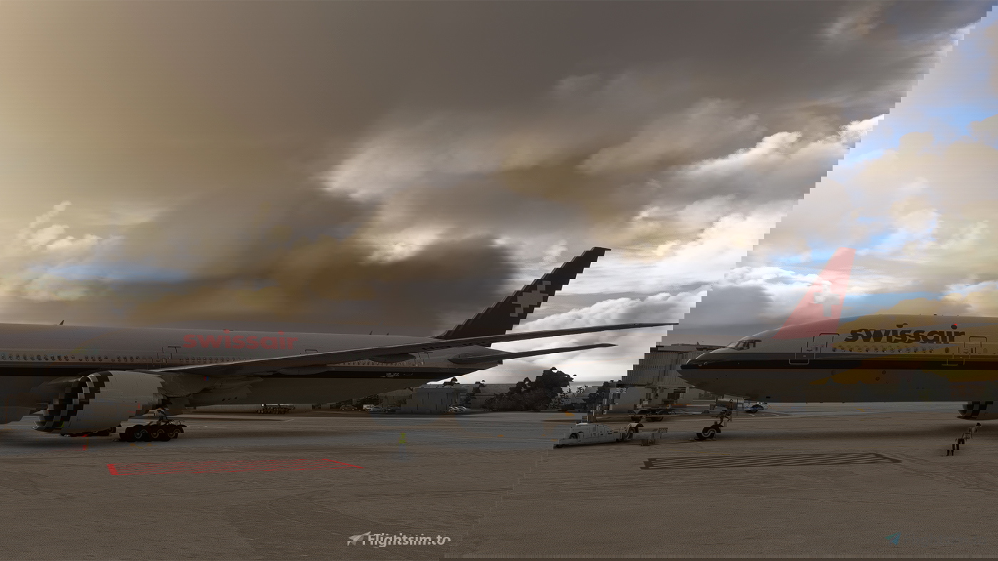 Swissair PMDG 777300ER for Microsoft Flight Simulator MSFS
