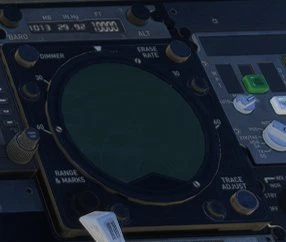 Switch off the weather radar in AH Boeing 707-320C