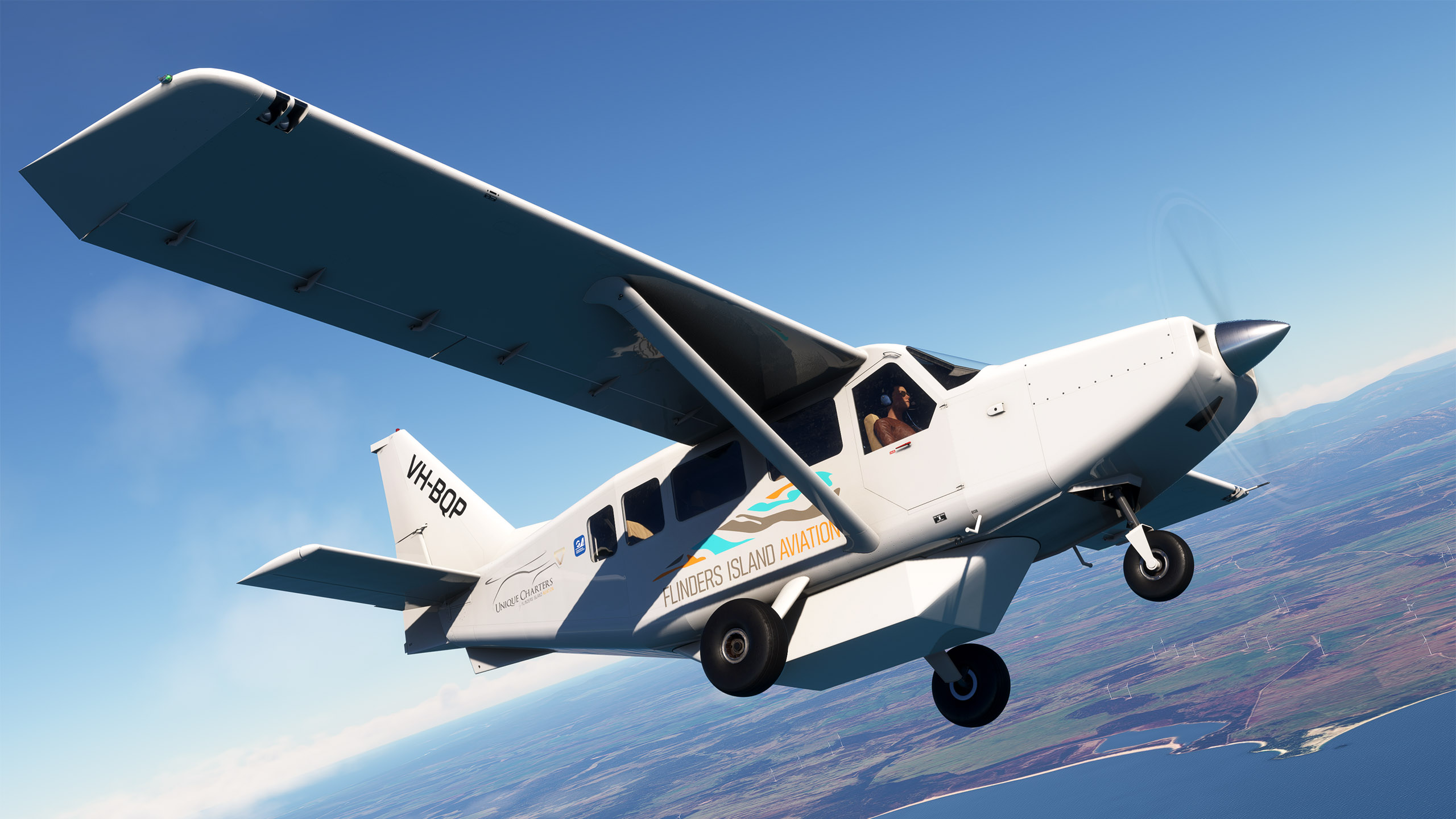 SWS GA-8 Airvan - Flinders Island Aviation VH-BQP - Image 1