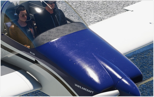 SWS Van's Aircraft RV-14 polished and without dents