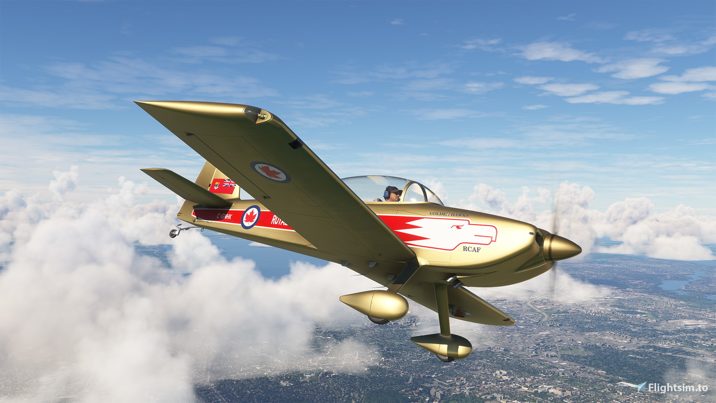 SWS Van's RV-8 - C-GNHK (Dynamic Registration) 对于 Microsoft Flight ...