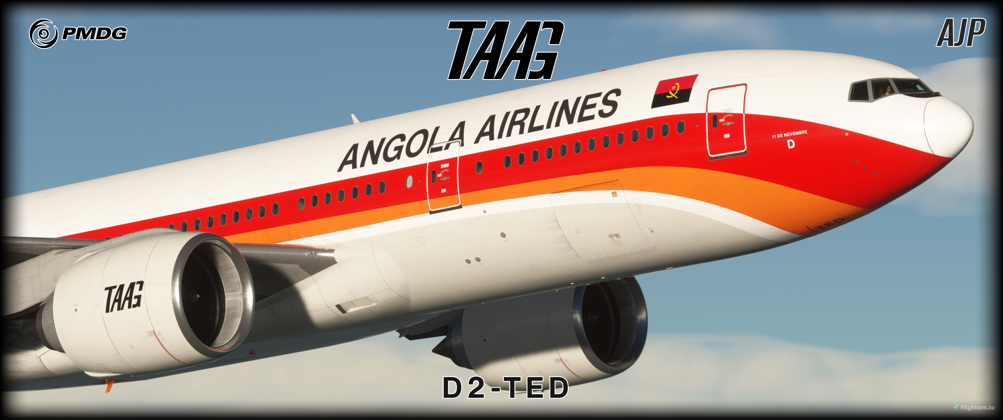 航空機・ヘリコプター ANGOLA AIRLINES B777-200 TAAG 航空機・ヘリコプター ANGOLA AIRLINES B777-200 TAAG TAAG