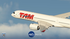 TAM Airlines PR-XTA, Primeiro das Américas | iniBuilds A350-900 | 8K thumbnail 1