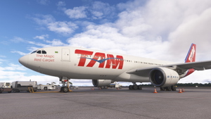 TAM Linhas Aéreas PT-MVL | iniBuilds A330-200 GE | 4K thumbnail 8