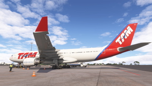 TAM Linhas Aéreas PT-MVL | iniBuilds A330-200 GE | 4K thumbnail 9