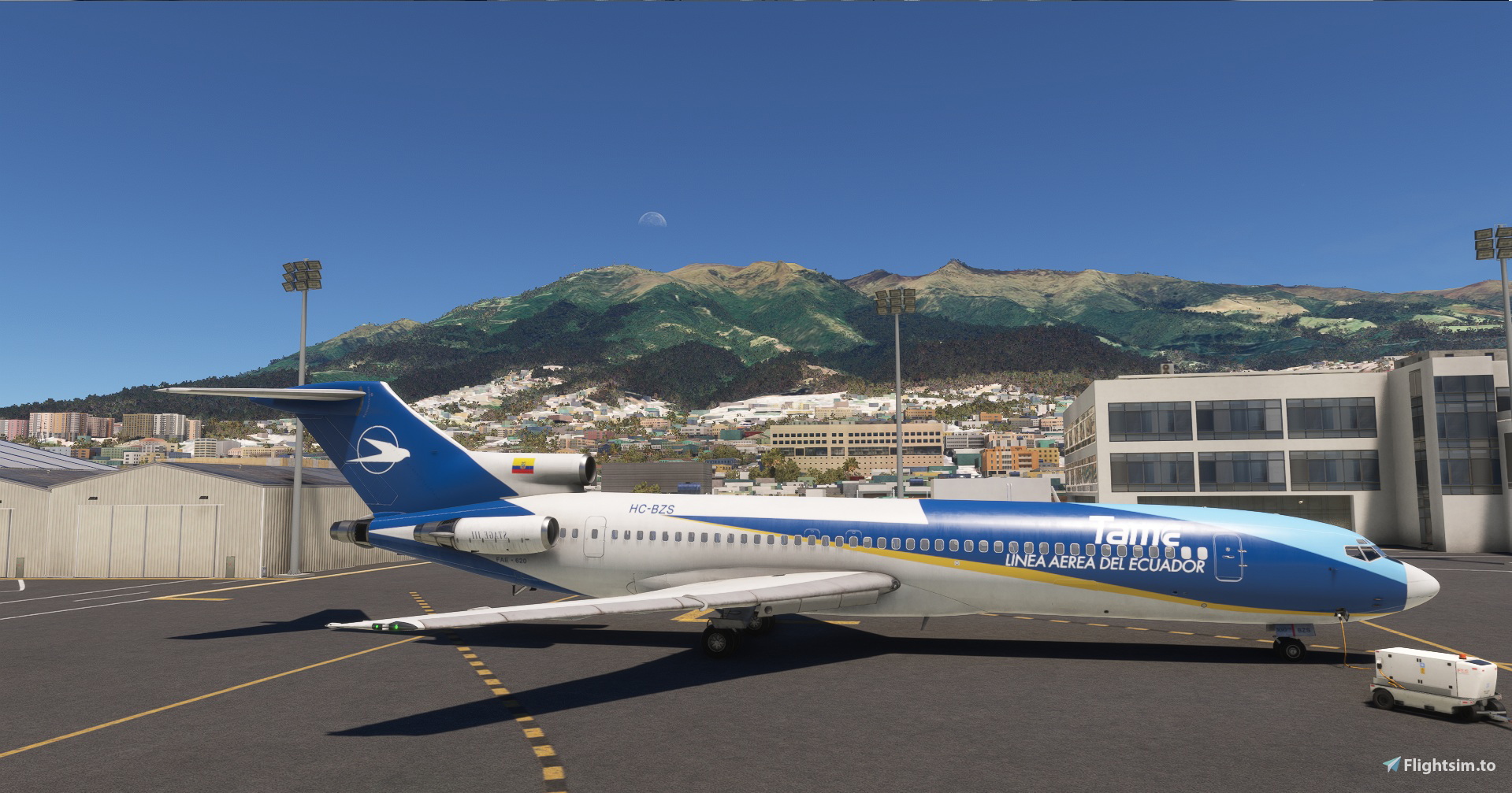Tame - FlightSim Studio 727-200 Pax (HC-BZS ) - Aircraft Liveries