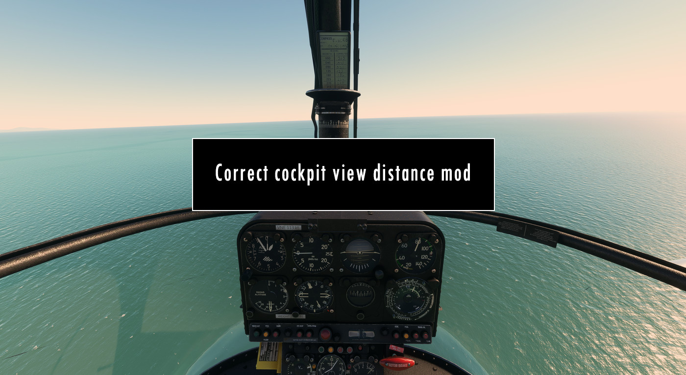 Taog's Hangar SA315B Lama  Correct cockpit view distance - Image 1