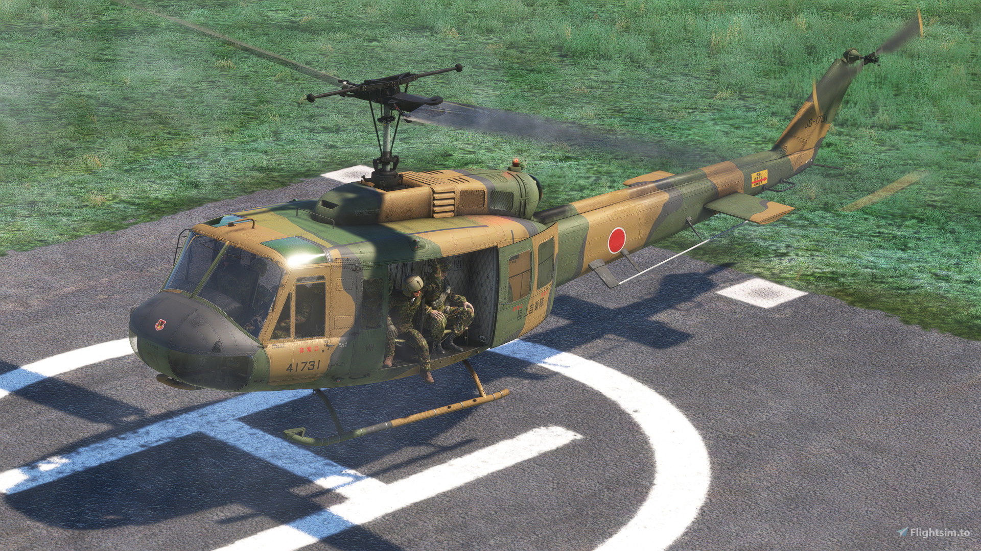 TDF UH-01 航空機 Taog's Hangar UH-1H | JGSDF Package | Japan Ground Self