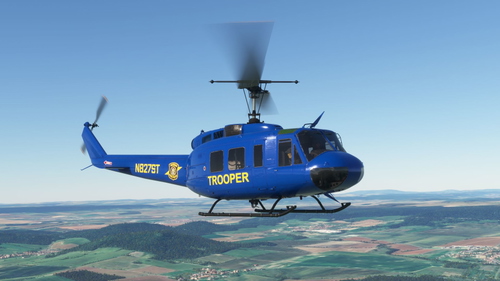 Taog's Hangar UH-1H Huey - N827ST - Michigan State Police