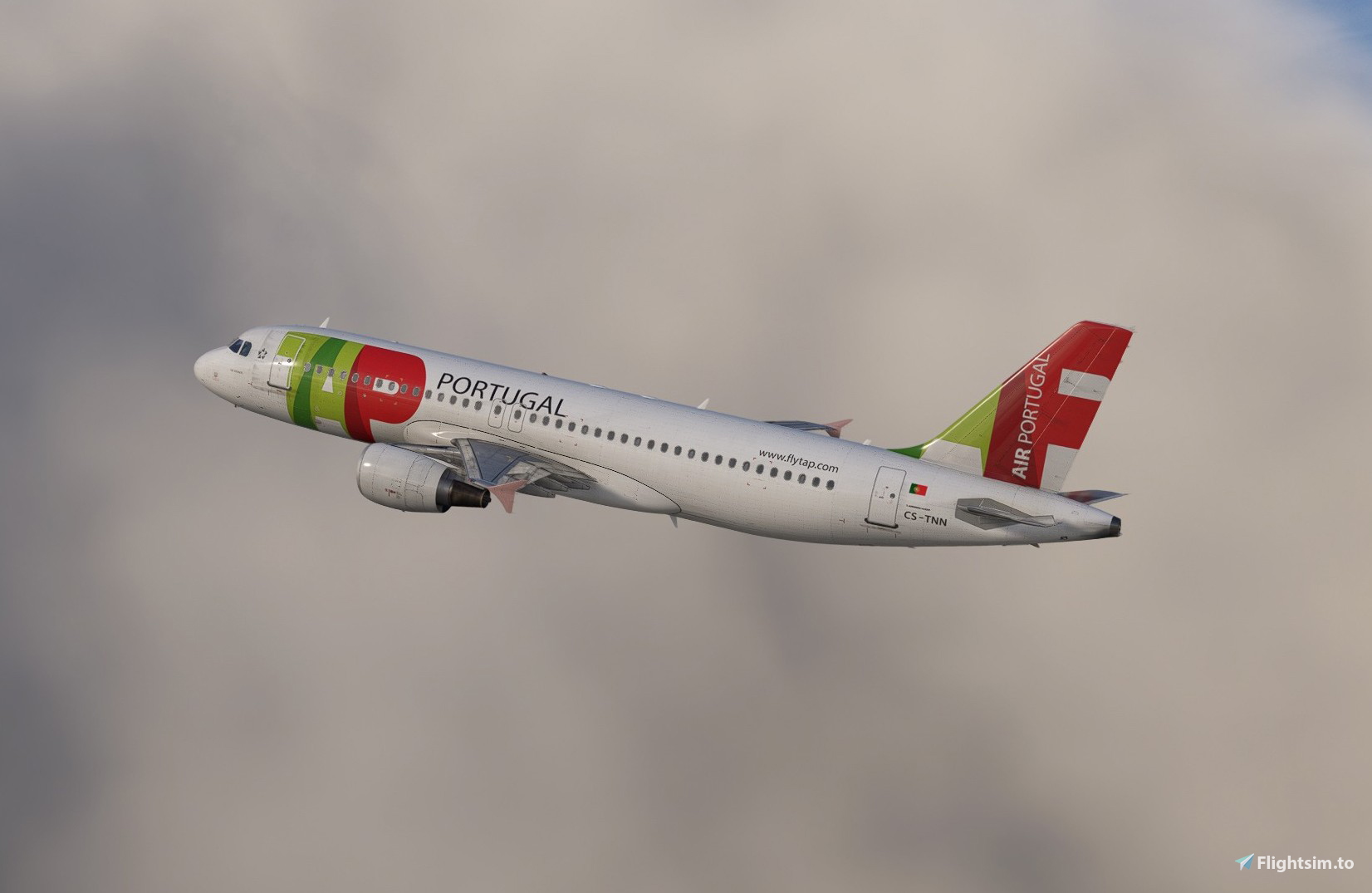 TAP Air Portugal CS-TNN|2000 for Fenix Simulation A320CFM-WF (8k) - Image 1