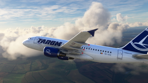 TAROM | YR-ASA | Fenix A319 | + Cabin | + Announcements