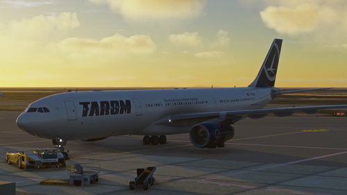 Tarom A330-300 fictional YR-BBG livery for Inibuilds A330-300RR MSFS2024 (with cabin)