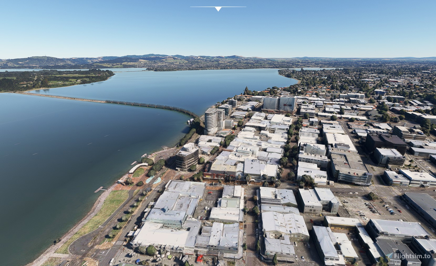 Tauranga New Zealand no tree for Microsoft Flight Simulator MSFS