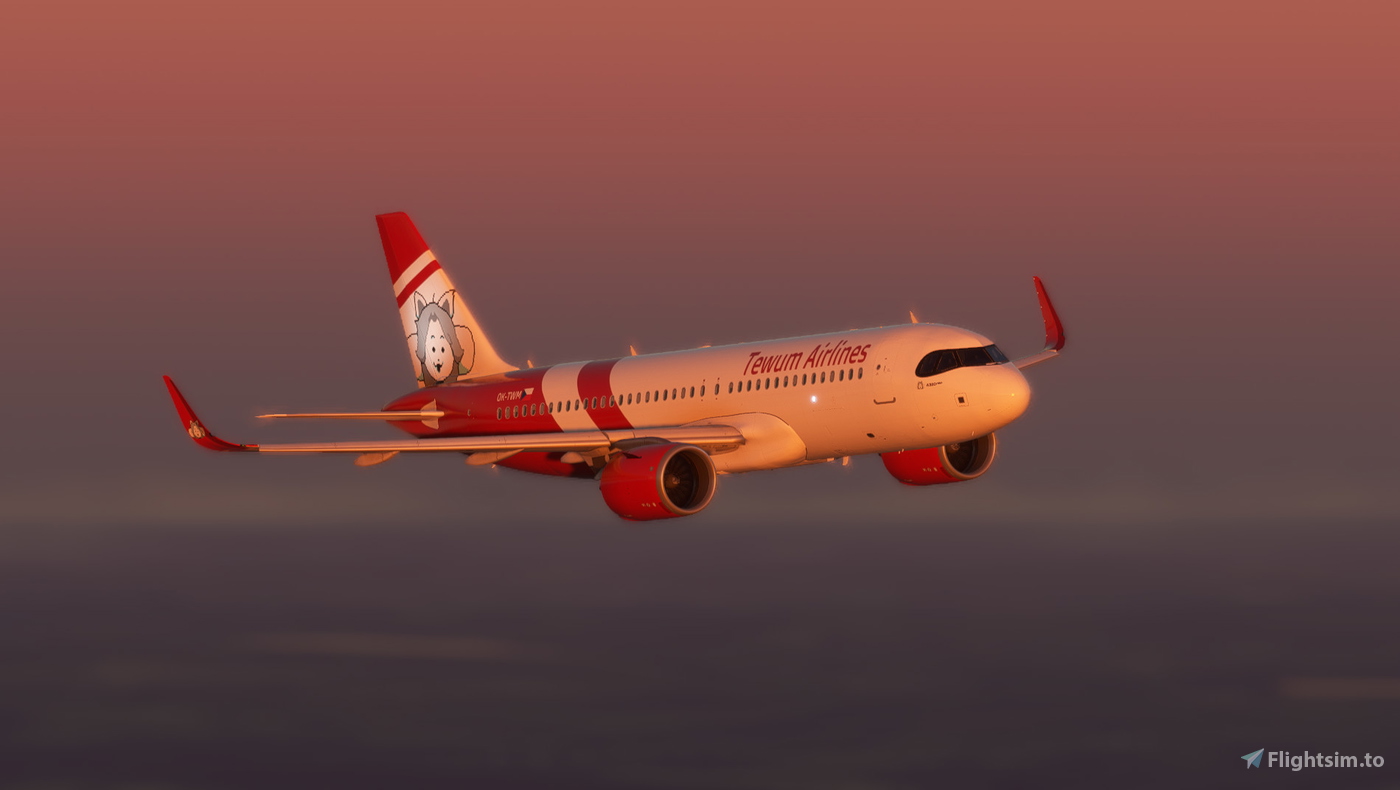 Tewum Airlines A20N (OKTWM) for Microsoft Flight Simulator MSFS