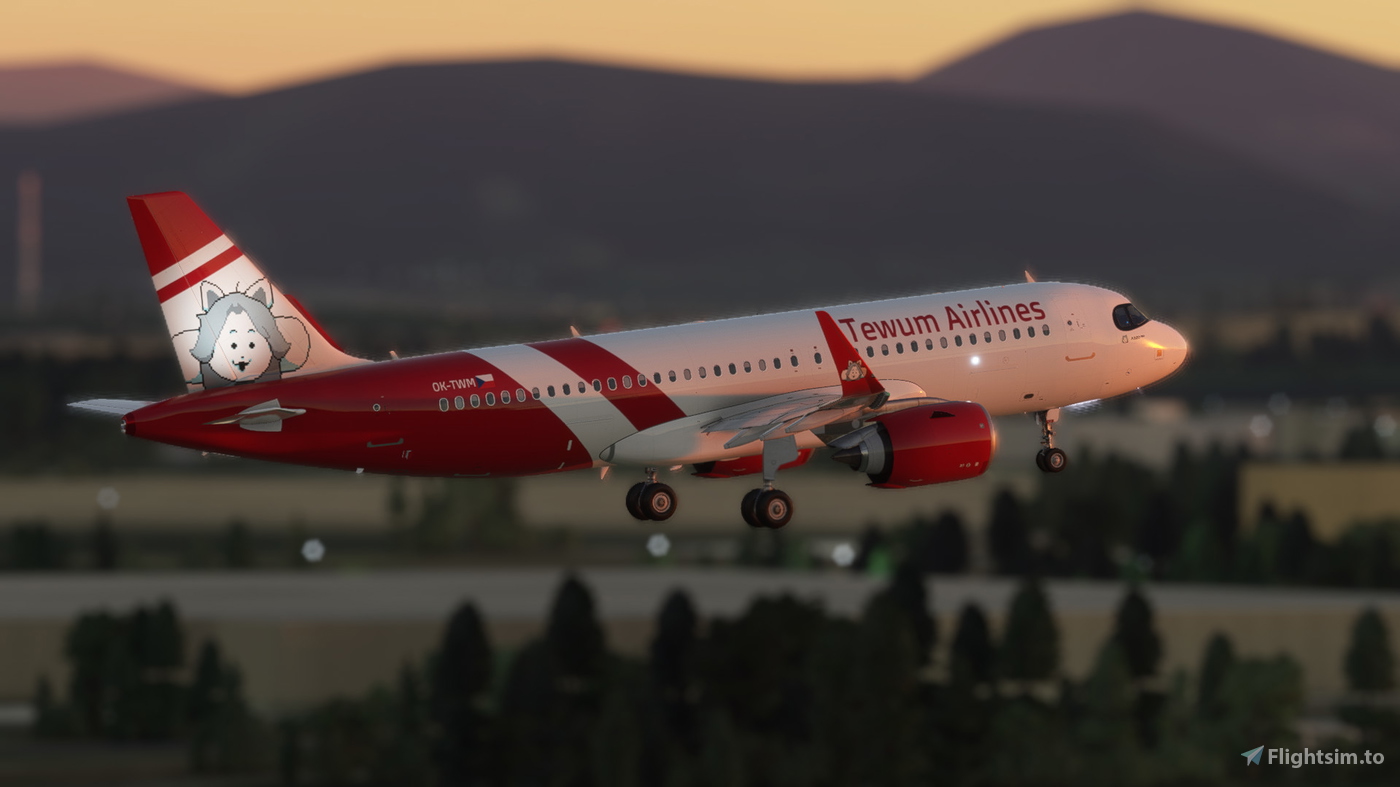 Tewum Airlines A20N (OKTWM) for Microsoft Flight Simulator MSFS
