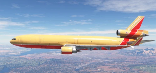 TFDi Design MD-11 Freighter - Southwest Airlines (Desert Gold)