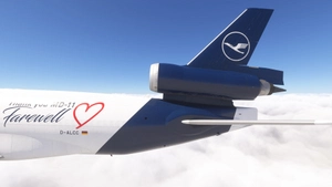 TFDi Design MD-11F Lufthansa  Cargo Fleet + Farewell livery thumbnail 2