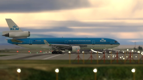TFDI MD-11 KLM PH-KCD KLM - DOUGLAS AVIATION HISTORY w/Cabin