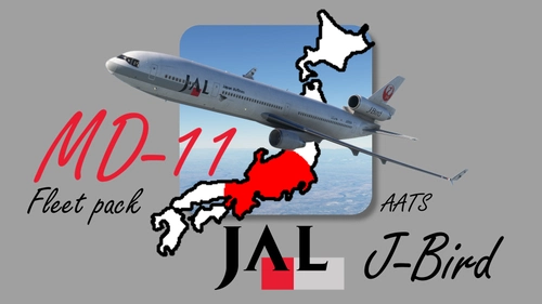 TFDI MD11 JAL J-Bird Fleet pack PW  W/cabin ( NEW ART UPDATE ) 2020 & 2024 version included