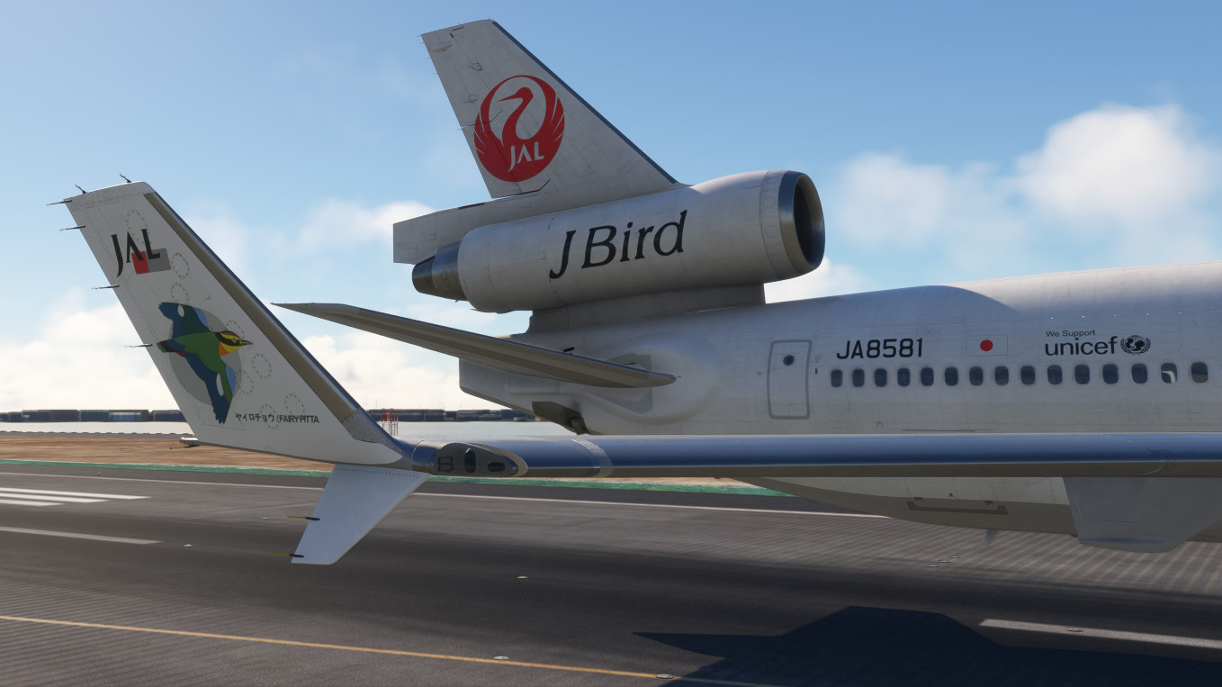 TFDI MD11 JAL J-Bird Fleet pack PW W/cabin ( NEW ART UPDATE ) 2020