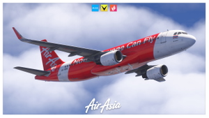 Thai Air Asia Pack w/Custom Cabin | A320SL Fenix [8K] thumbnail 13