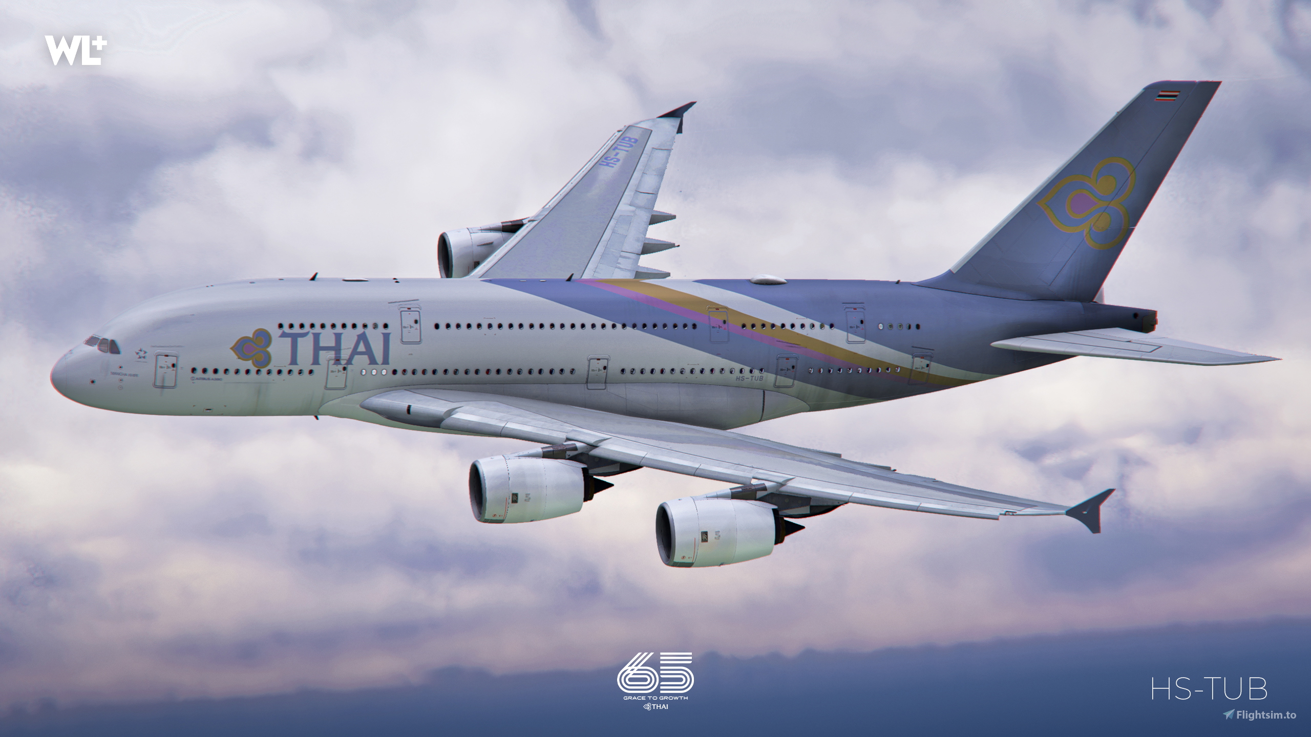 航空機・ヘリコプター HELPER A380(HS-TUC) Aviation 400 A380-800 タイ国際航空 HS-TUC 1/400 [AV4291]