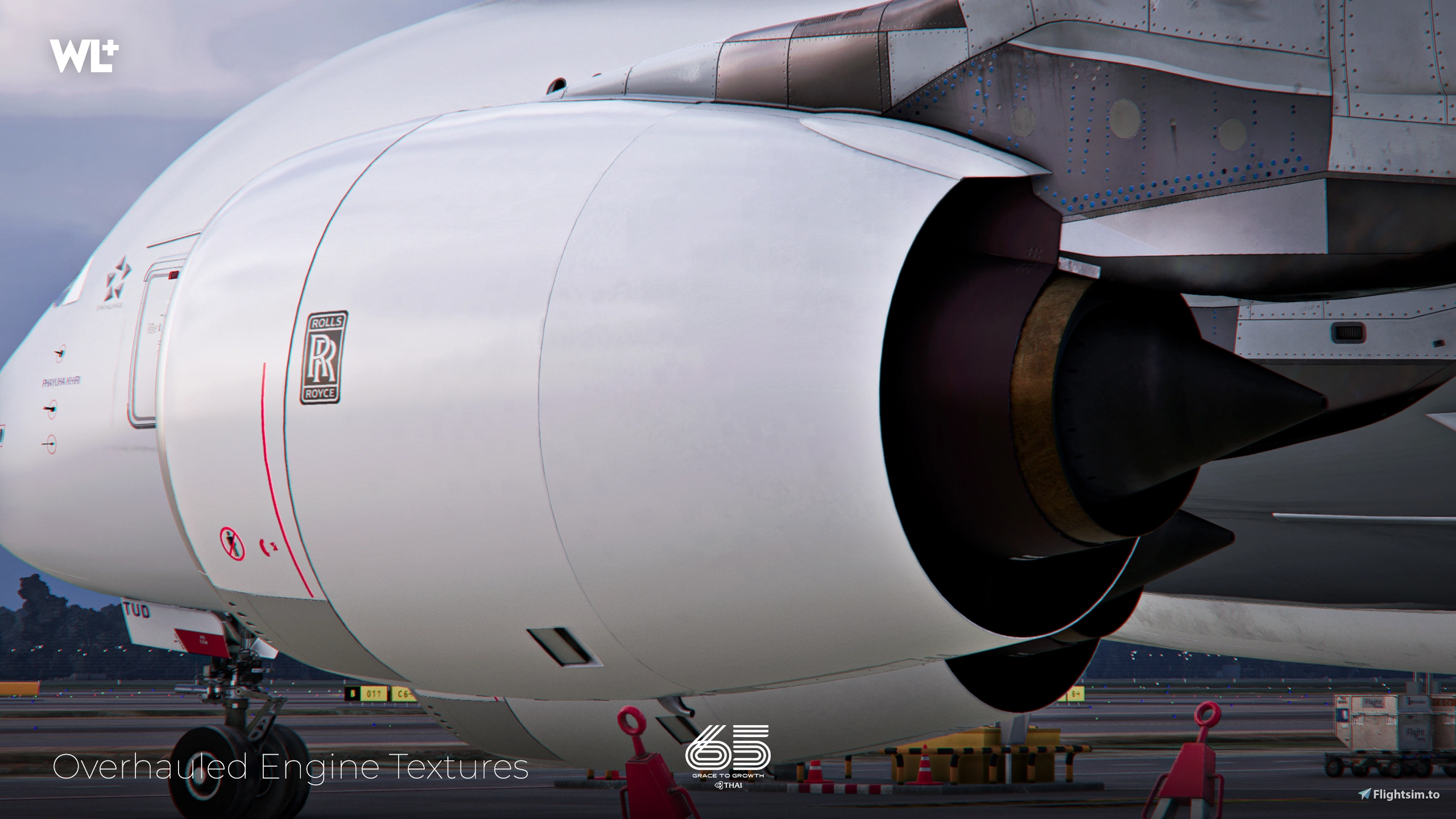 Thai Airways FlyByWire A380-841 | HS-TUA/TUB/TUC/TUD