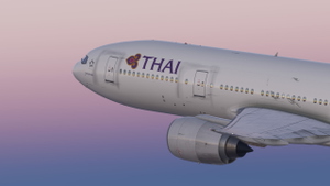 Thai Airways [HS-TJT] w/Cabin PMDG B777-200ER thumbnail 1