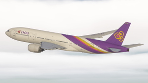 Thai Airways [HS-TJT] w/Cabin PMDG B777-200ER thumbnail 2