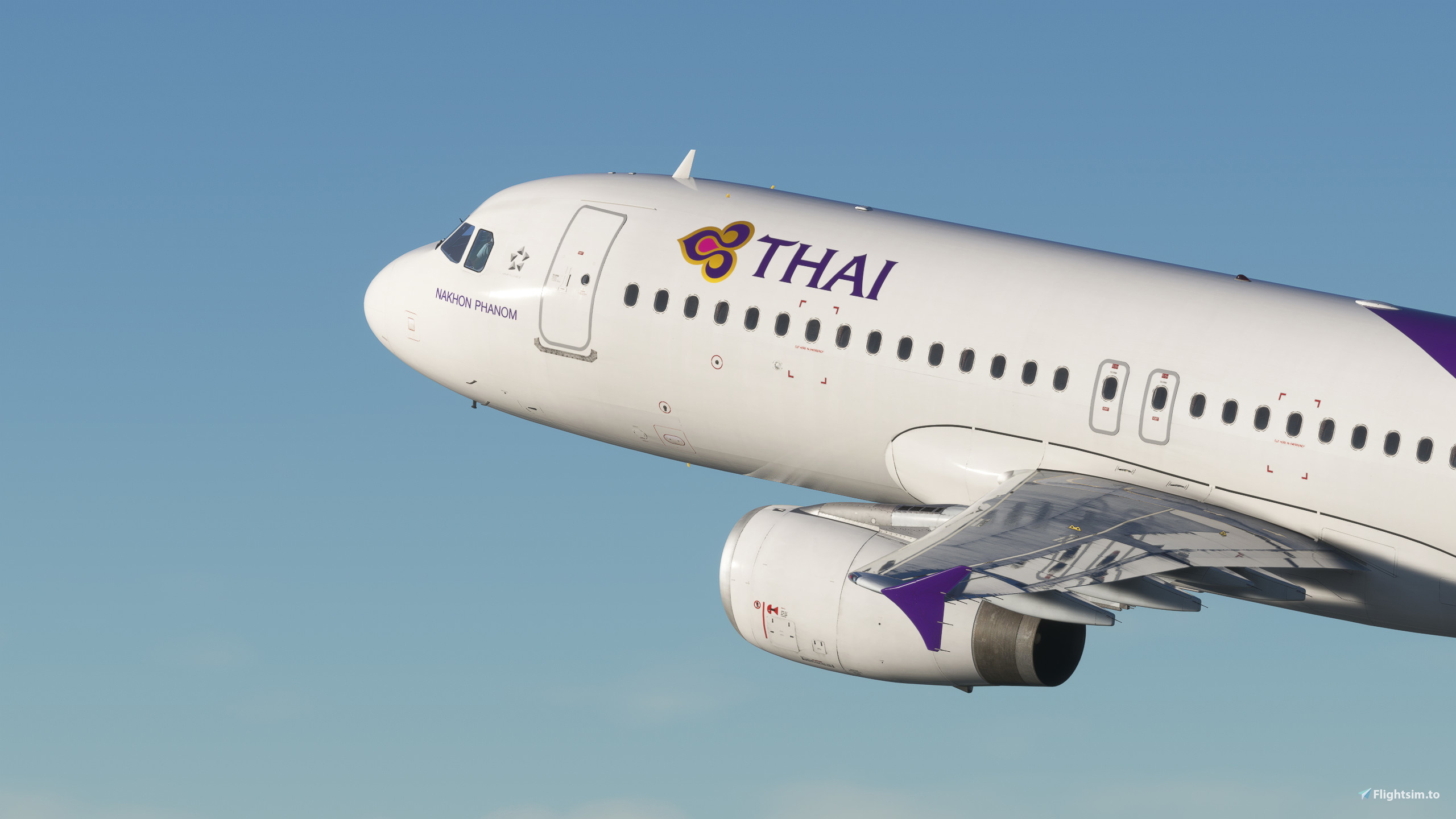 Thai Airways [HS-TXB] w/Cabin Fenixsim A320  [8K+4K] - Image 1