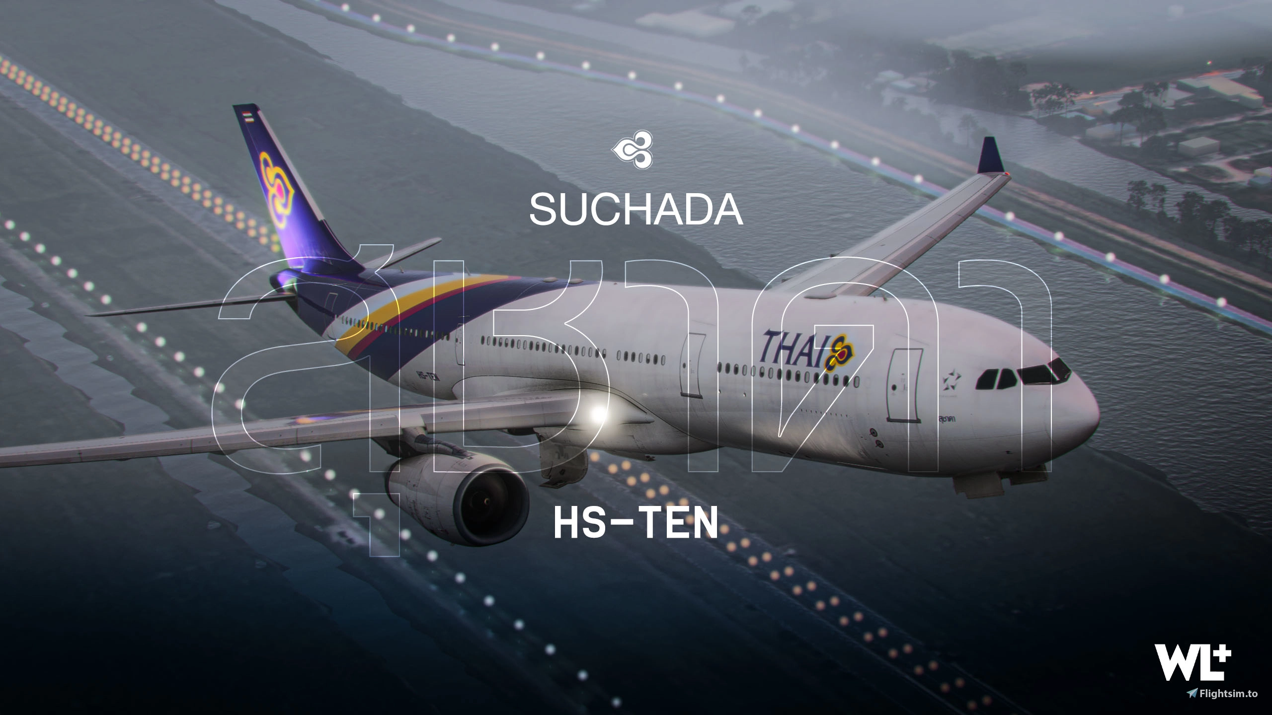 Thai Airways iniBuilds Airbus A330-343X | HS-TEN (SUCHADA) - Image 1