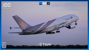 Thai Airways HS-TUE/HS-TUF (Dirty) Pack | FBW A380 | 4K thumbnail 2