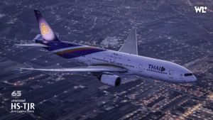 Thai Airways PMDG 777-2D7(ER) | (HS-TJR & HS-TJS) NAKHON SAWAN & PHRA NAKHON 8K thumbnail 2
