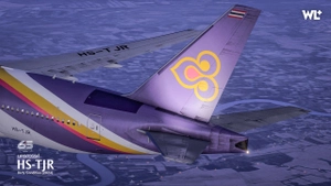 Thai Airways PMDG 777-2D7(ER) | (HS-TJR & HS-TJS) NAKHON SAWAN & PHRA NAKHON 8K thumbnail 3