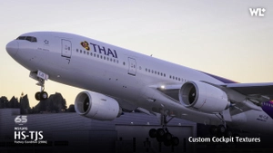 Thai Airways PMDG 777-2D7(ER) | (HS-TJR & HS-TJS) NAKHON SAWAN & PHRA NAKHON 8K thumbnail 15