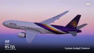 Thai Airways PMDG 777-2D7(ER) | (HS-TJR & HS-TJS) NAKHON SAWAN & PHRA NAKHON 8K thumbnail 17