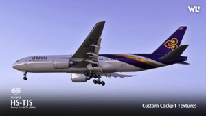 Thai Airways PMDG 777-2D7(ER) | (HS-TJR & HS-TJS) NAKHON SAWAN & PHRA NAKHON 8K thumbnail 18