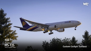Thai Airways PMDG 777-2D7(ER) | (HS-TJR & HS-TJS) NAKHON SAWAN & PHRA NAKHON 8K thumbnail 19