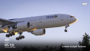 Thai Airways PMDG 777-2D7(ER) | (HS-TJR & HS-TJS) NAKHON SAWAN & PHRA NAKHON 8K thumbnail 20