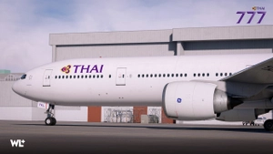 Thai Airways PMDG 777-3AL(ER) + Cabin Textures | (HS-TKL) 8K [Clean] thumbnail 2
