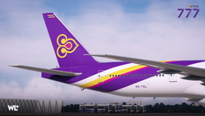 Thai Airways PMDG 777-3AL(ER) + Cabin Textures | (HS-TKL) 8K [Clean] thumbnail 8