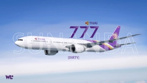 Thai Airways PMDG 777-3AL(ER) + Cabin Textures | (HS-TKL) 8K [Dirty] thumbnail 1