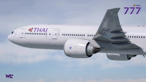 Thai Airways PMDG 777-3AL(ER) + Cabin Textures | (HS-TKL) 8K [Dirty] thumbnail 2
