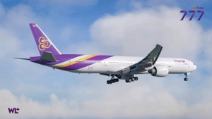 Thai Airways PMDG 777-3AL(ER) + Cabin Textures | (HS-TKL) 8K [Dirty] thumbnail 3