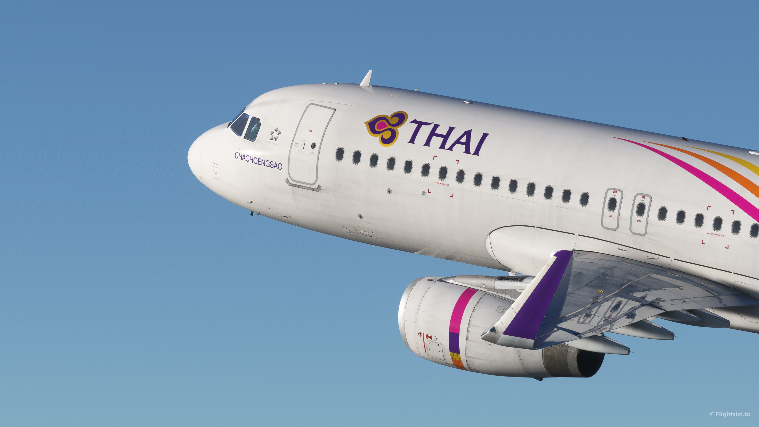 Thai Airways [Smile Hybrid Pack] w/Cabin Fenixsim A320 Sharklet