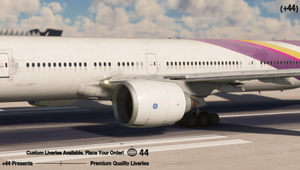 Thai Airways w/ Cabin (HS-TKQ) PMDG 777-300ER - 8K [WORN OUT] thumbnail 3